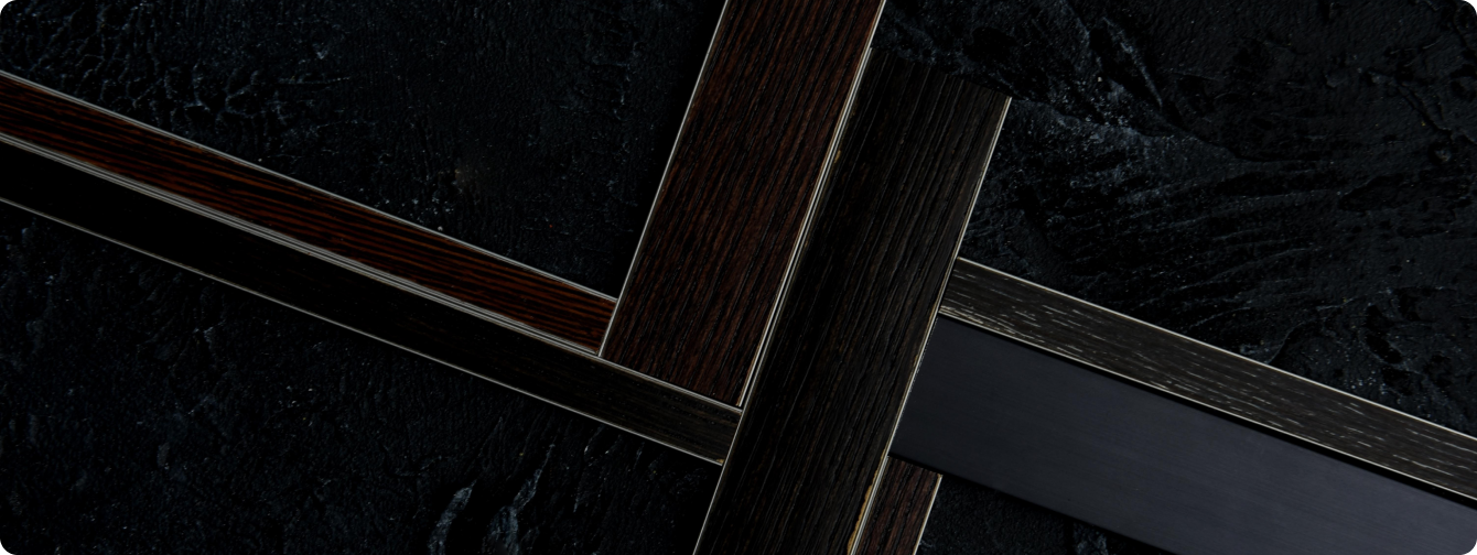 Wood veneer ribs finish options