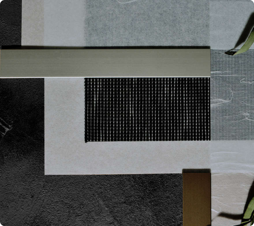 Washi canvas texture and natural light